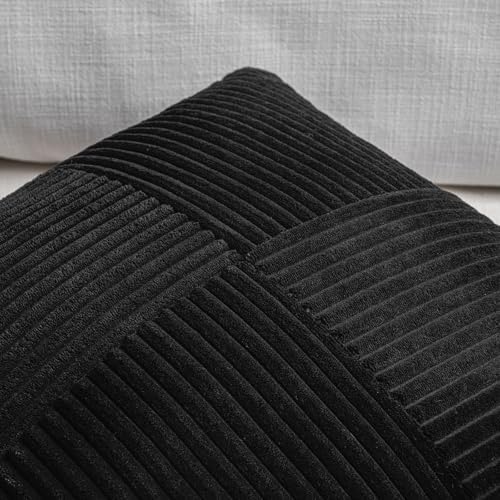 Fancy Homi Set of 1 Black Boho Long Lumbar Body Decorative Throw Pillow Cover - Image 4