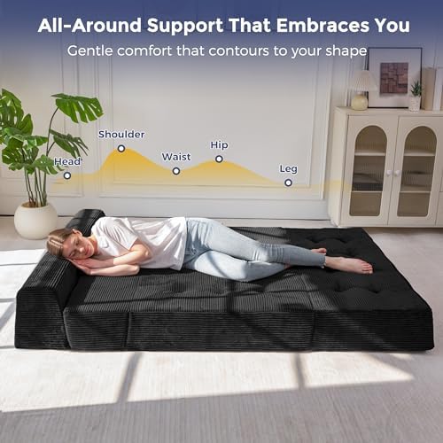 MAXYOYO Folding Sofa Bed, 8-Inch Fold-Out Chair Bed - Image 4