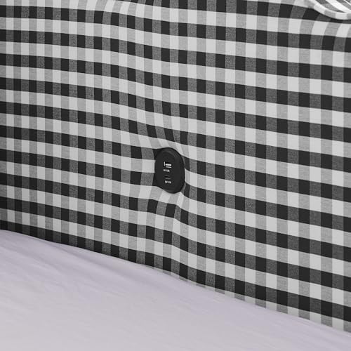 KEIKI Queen Gingham Upholstered Daybed - Image 7
