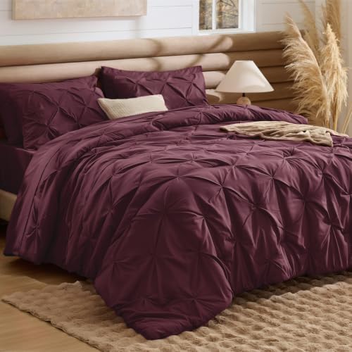 Bedsure 7-Piece Queen Comforter Set & Sheets by BEDSURE