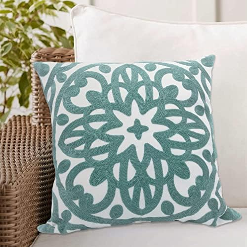 Alysheer Embroidered Decorative Throw Pillow Cover 18x18 inch - Image 6