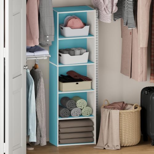Furinno Reed 5-Tier Closet Organizer by Furinno-FitsYourSpaceFitsYourBudget