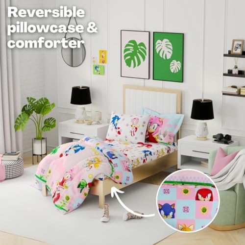 Franco Sonic the Hedgehog Amy Rose Anime Kids Bedding Super Soft Comforter and - Image 4