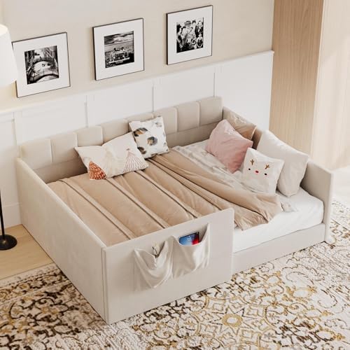 Merax Full Daybed Velvet Upholstered Sofa Bed by Merax