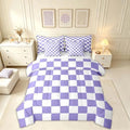Feelyou Checkered Retro Comforter Set by Feelyou