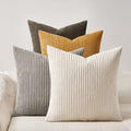 Topfinel Decorative Brown Throw Pillow Covers Cushion Cases by Topfinel
