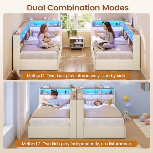 AOGLLATI Twin Corner Bed Frame - Image 4