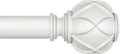KAMANINA Curtain Rods for Windows 48 to 84 Inch, 7/8 Inch Decorative Drapery by KAMANINA