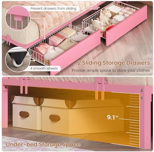 Hasuit Twin Corner Bed Frame - Image 6