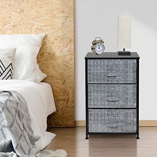 Sorbus Nightstand with 3 Drawers - Image 2
