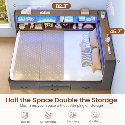 AOGLLATI Twin Corner Bed Frame - Image 6