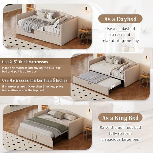 SOFTSEA Twin Upholstered Daybed - Image 3