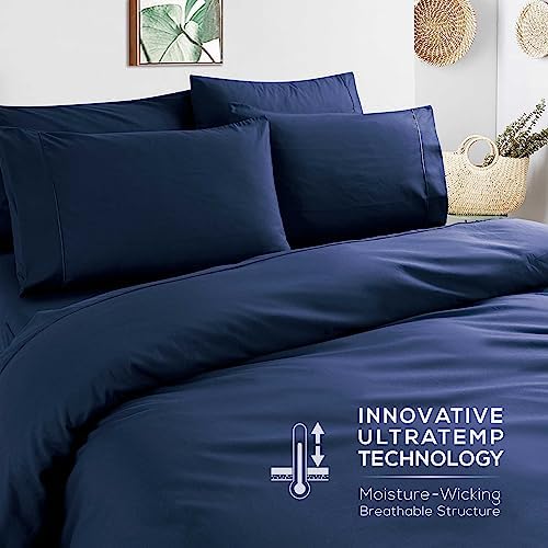 Mueller UltraTemp 6 PC Queen Sheet Set - Image 6