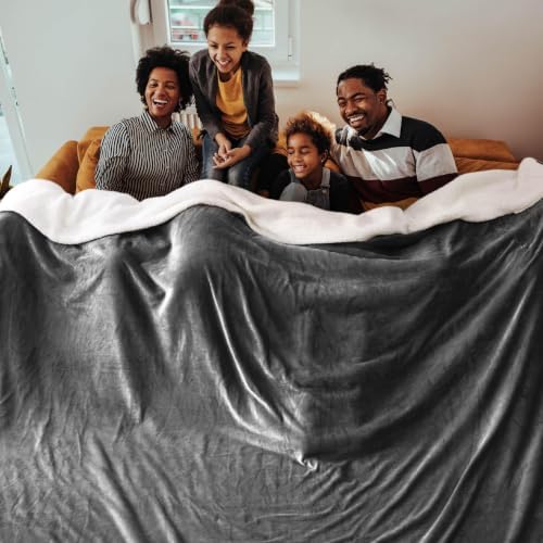 Bedsure GentleSoft Sherpa Fleece Cal King Blankets - Image 2