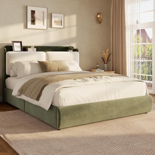 Garvee Queen Upholstered Bed Frame by Garvee