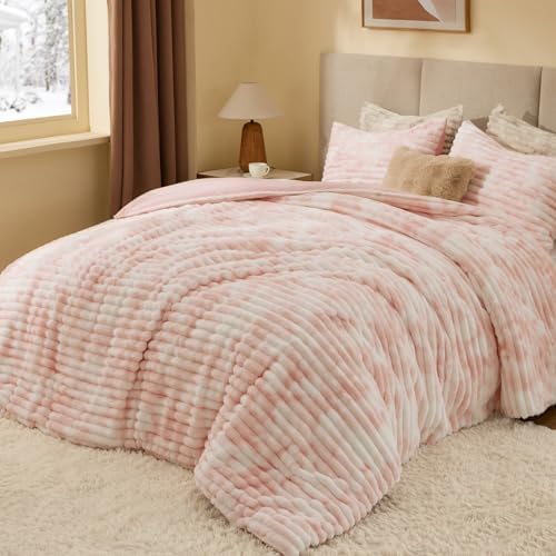 BEDELITE Fleece Twin/Twin XL Comforter Set, Fluffy Bed Set - Image 2
