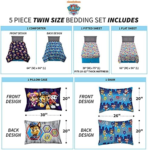 Franco Kids Bedding Super Soft Comforter and Sheet Set - Image 4