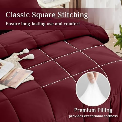 JOLLYVOGUE King Comforter Set, Ultra-Soft Bed in a Bag King Size 7 Pieces - Image 3