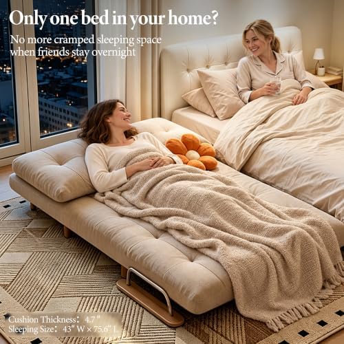 44.5" Folding Loveseat Sofa Bed - Image 5