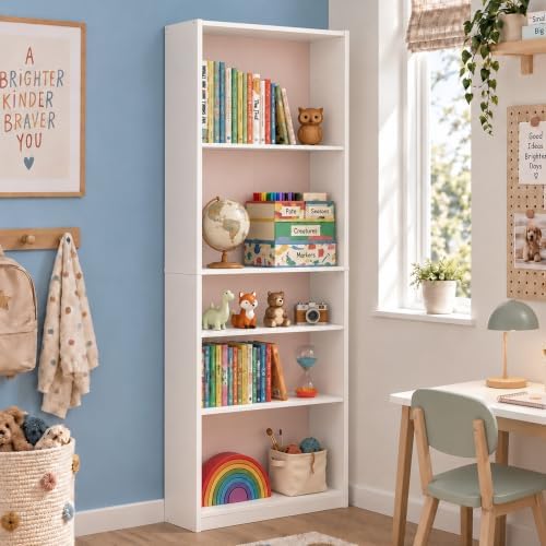 Furinno Jaya 5-Tier Book Shelf - Image 4