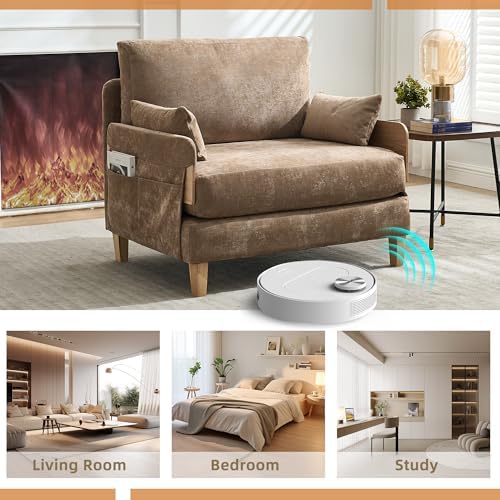 GDFStudio Foldable Sofa Bed Recliner, 3-in-1 Convertible Sleeper Sofa - Image 5