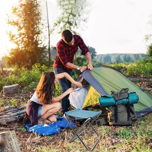 16 Inch Tall Portable Folding Camping Stool - Image 2