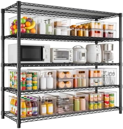 Garvee 70.8" H Storage Shelves 5-Tier Garage Shelving Adjustable by Garvee