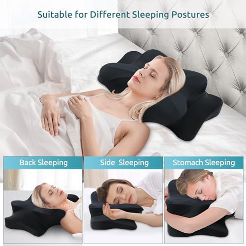 DONAMA Cervical Pillow for Neck and Shoulder Pain Relief, Cooling Contour - Image 3