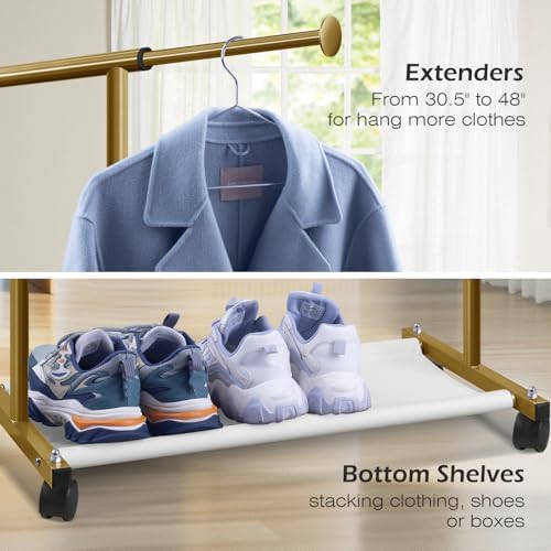 MISSLO Short Clothing Racks for Hanging Clothes - Image 5