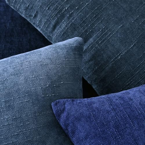 Set of 4 Soft Textured Decorative Throw Pillow Covers 16x16 Inch Cozy Farmhouse - Image 5