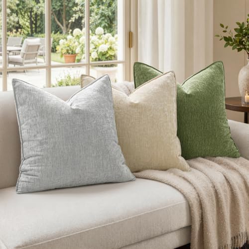 MIULEE Chenille Couch Pillow Covers - Image 3