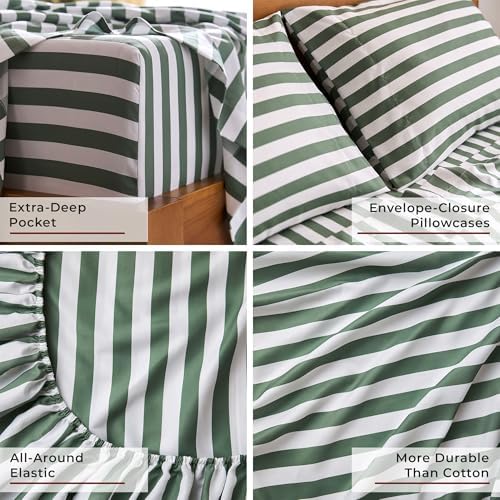 Mellanni Iconic 4-PC Bed Sheet Set - Image 5