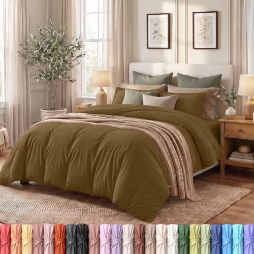 Duvet Cover Queen, 3 Piece Set, Extra Soft by UTOPIABEDDING