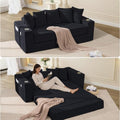 76" Boneless Convertible Sofa Bed, Corduroy Fold Out Sofa by IZLKQC