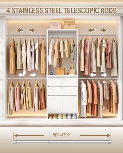 Hzuaneri Closet System Closet Organizers and Storage - Image 5