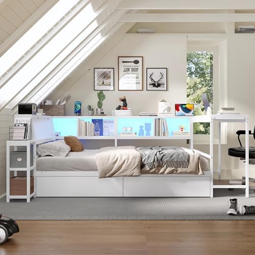 Bellemave Full Size Corner Bed Frame - Image 4