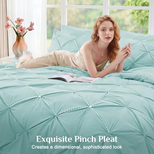 JOLLYVOGUE King Size Comforter Set 7 Pieces - Image 4