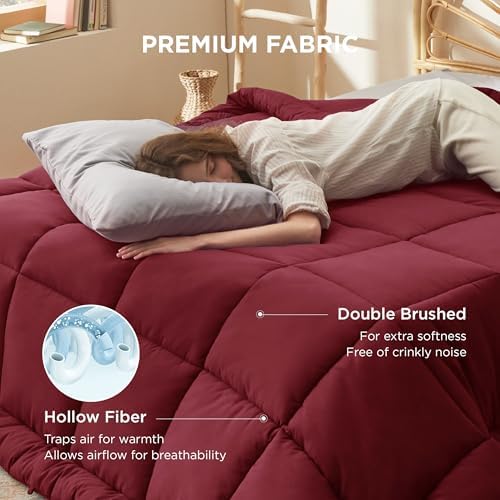 Bedsure Comforter Duvet Insert, Quilted Bedding Blanket - Image 2