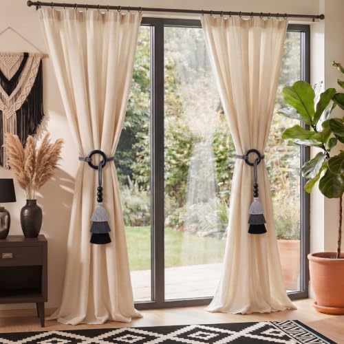 Novabright 4 Pcs Boho Curtain Tiebacks - Image 4