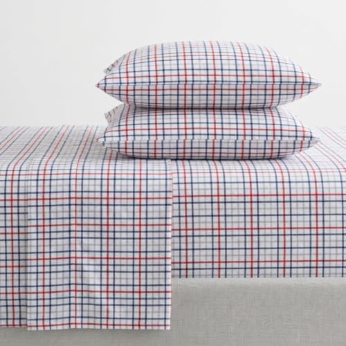 Nautica - Queen Cotton Percale Sheet Set by Nautica