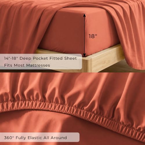 6 Piece Queen Sheet Set, Rayon Derived from Bamboo - Image 5