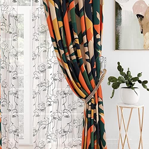 Sumnacon Curtain Holdbacks 4 Pcs Wall Mounted Curtain Tiebacks - Image 7