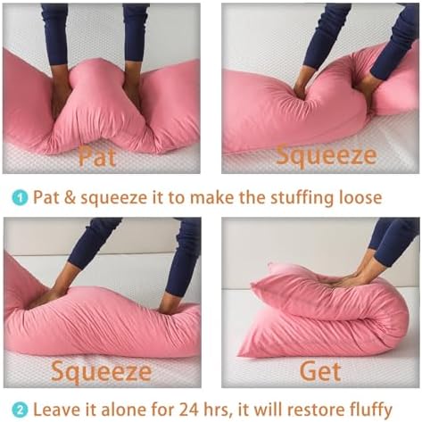 WhatsBedding Memory Foam Body Pillow - Image 5
