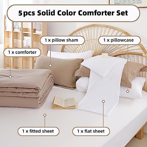 Twin Comforter Set with Sheets - Image 4