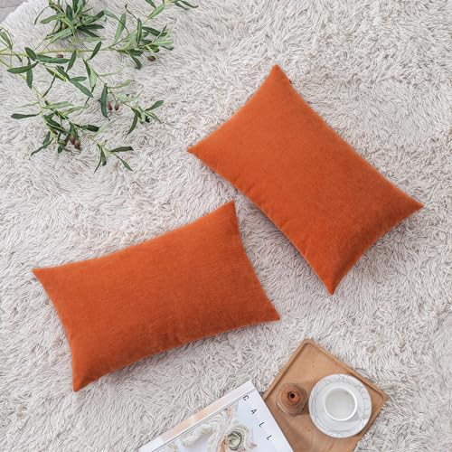 GAWAMAY Lumbar Pillow Decorative Rectangle Throw Pillow Covers 12"x20" Inch Set - Image 3