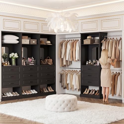 Unikito Freestanding Closet System, Modern Armoire Wardrobe - Image 5