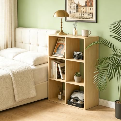 6 Cube Shelf with Anti-Tipping Kits + Reversible Open Back Bookcase - Image 5