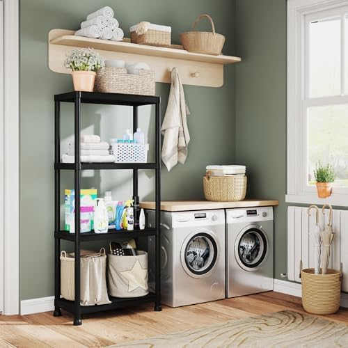 Plastic Storage Shelves, Sturdy Shelving Unit and Storage 264 LBS - Image 2