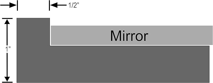 OVALCREST - Oval Wooden Beveled Wall Mirror for Home Decor, Bathroom, Vanity, Bedroom, Living Room, Hallway - London Style (Matte Black) 19.1 x 25.1