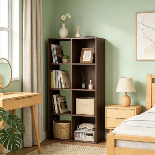 8 Cube Shelf with Anti-Tipping Kits + Reversible Open Back Bookcase - Image 5
